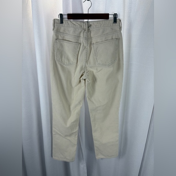 Corduroy Pacsun mom jeans cream Size 27 EUC - Picture 5 of 11